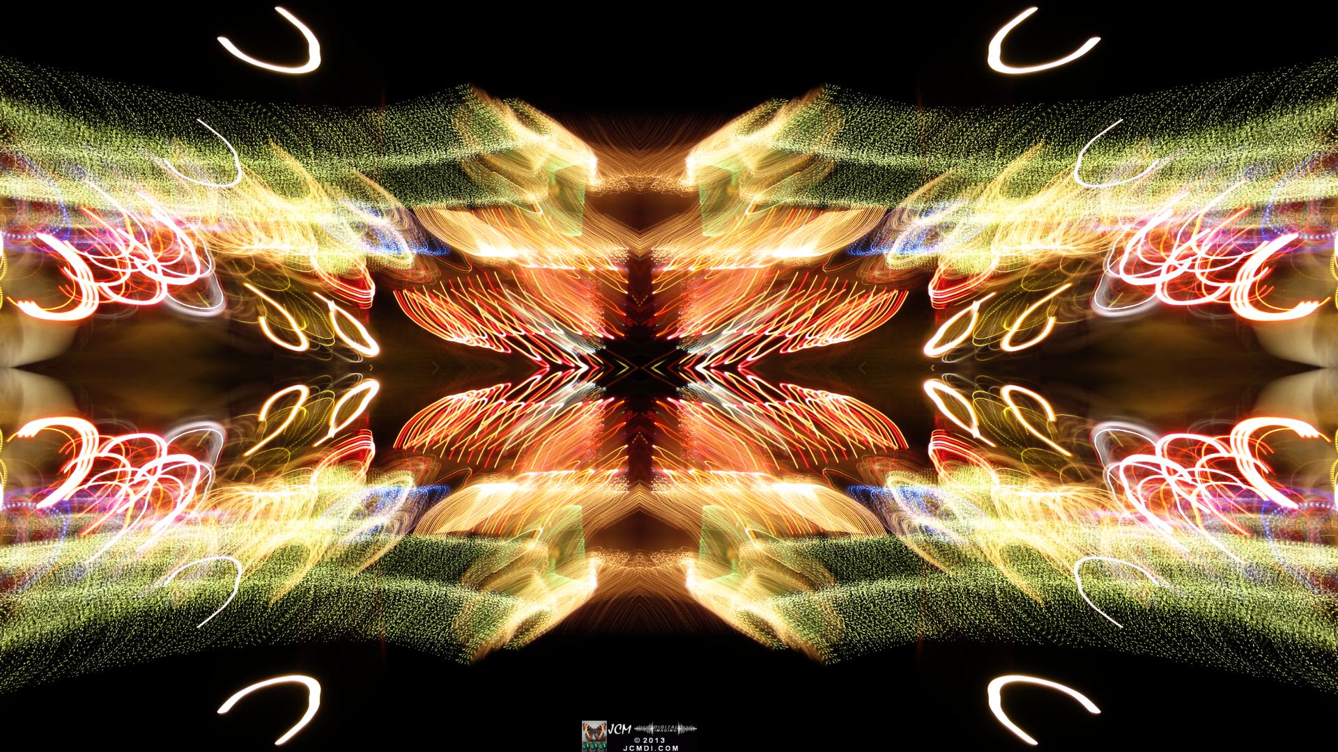 Wakefield Holiday Lightshow 2013 Quadroscopic long exposure artwork